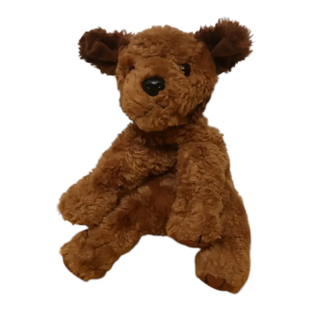 Vintage 1996 TY Classic Chips Brown Puppy Dog Plush Floppy 18